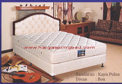 uniland paradise, paradise uniland springbed, kayu polos